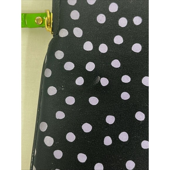 Kate Spade New York 10 Inch Tablet Soft Case iPad Black Purple Cream Dots - Picture 3 of 6